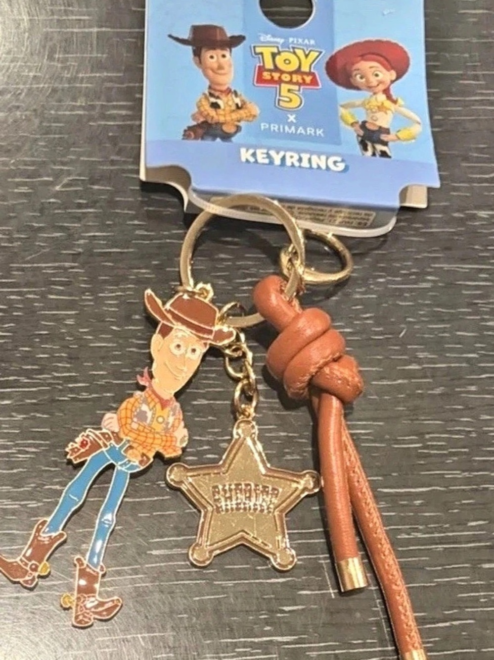 DISNEY TOY STORY 5 METAL KEYRING BAG CHARM BNWT PRIMARK